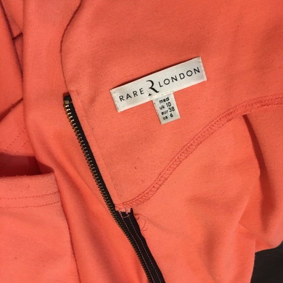 MELON ORANGE SUMMER SUNDRESS MEDIUM SCALLOPED - Picture 5 of 6